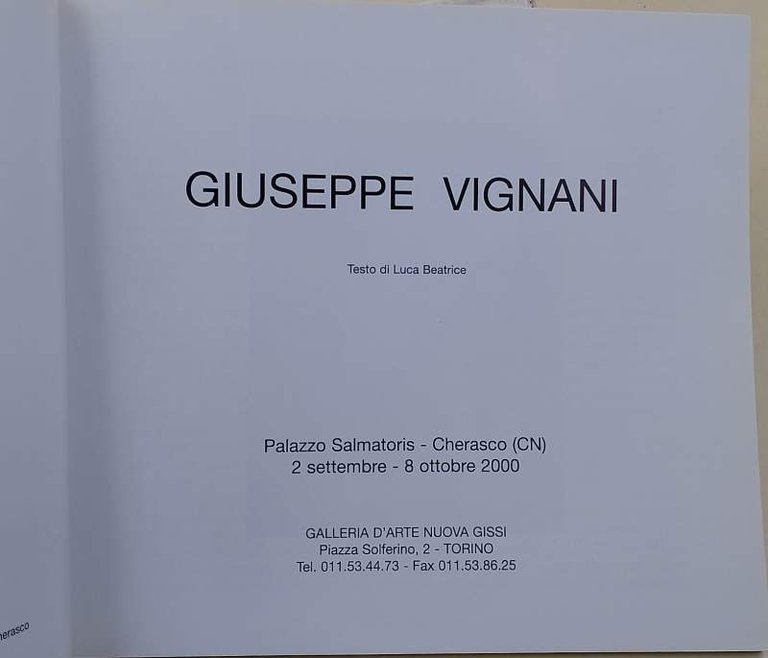 GIUSEPPE VIGNANI(2000)
