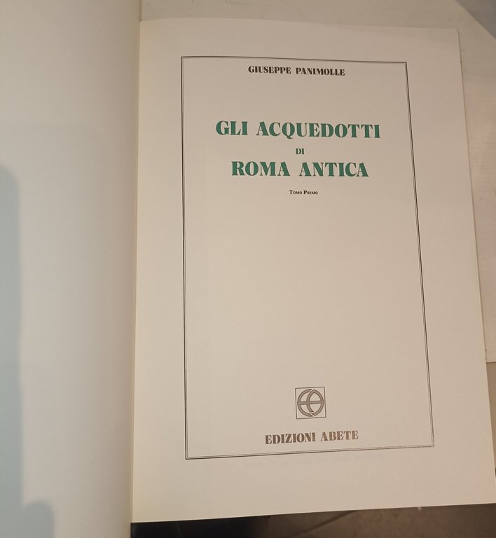 Gli acquedotti di Roma antica