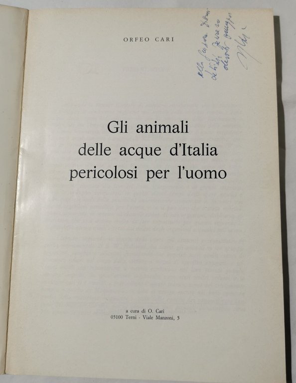 Gli animali delle acque d'Italia pericolosi per l'uomo