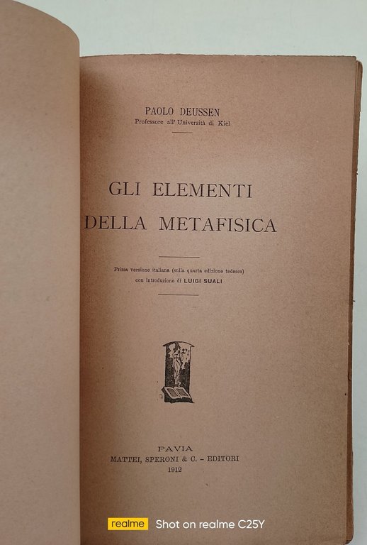 Gli elementi della Metafisica