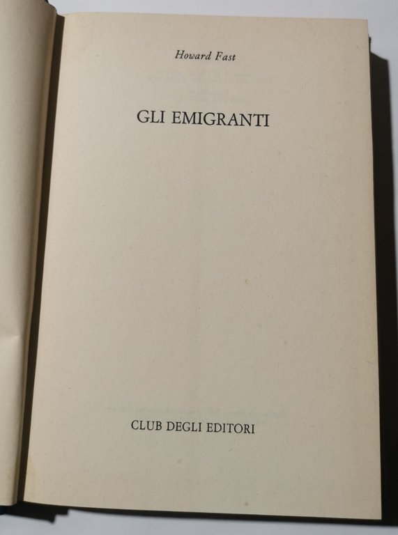 Gli emigranti