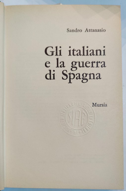 Gli italiani e la guerra di Spagna
