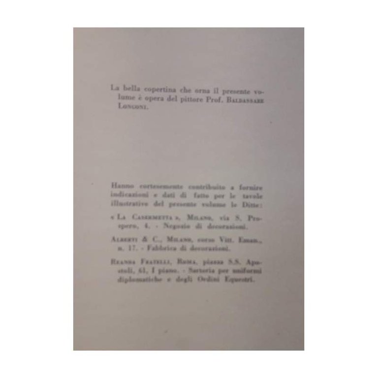 GLI ORDINI EQUESTRI DEL REGNO D'ITALIA( 1925)