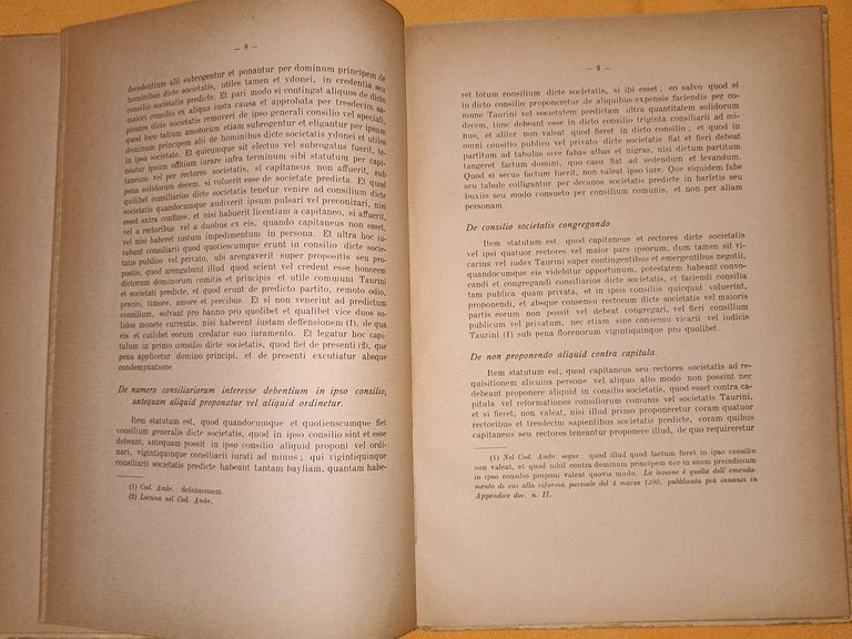 Gli Statuti della Società di S. Giovanni Battista di Torino …