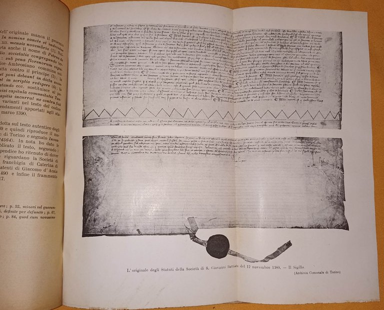 Gli Statuti della Società di S. Giovanni Battista di Torino …