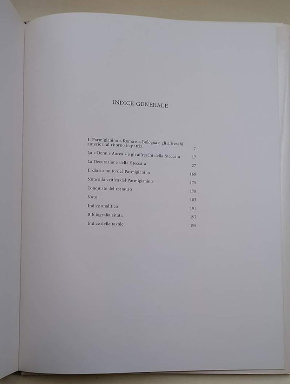 GLI ULTIMI AFFRESCHI DEL PARMIGIANINO(1970)