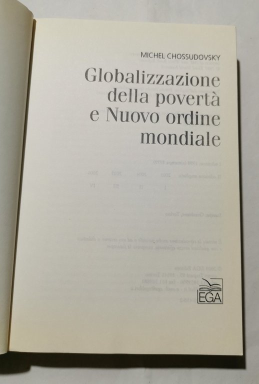 Globalizzazione della povertà e Nuovo ordine mondiale