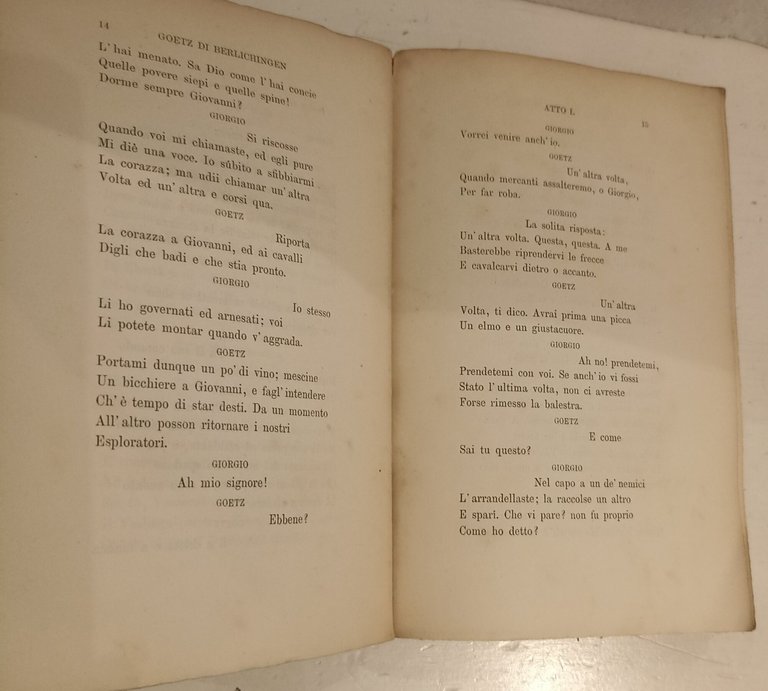 Goetz di Berlichingen di Volfango Goethe - Poesie varie di … | Immagine Gallery 4