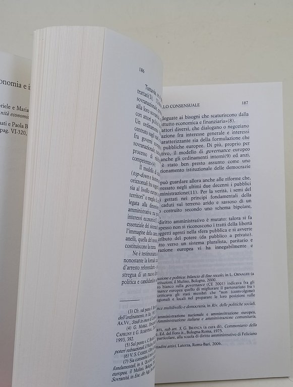 Governance dell'economia e integrazione Europea-Processi di decisione politica e sovranità …
