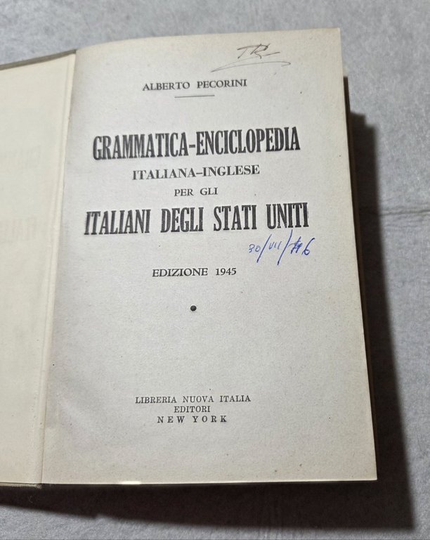 Grammatica - Enciclopedia italiana - inglese per gli italiani degli … | Immagine Gallery 2