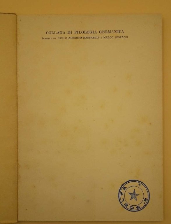 GRAMMATICA DEL MEDIO ALTO TEDESCO(1967)