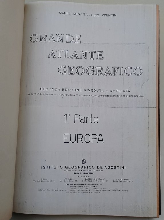 Grande Atlante Geografico-seconda edizione riveduta e ampliata