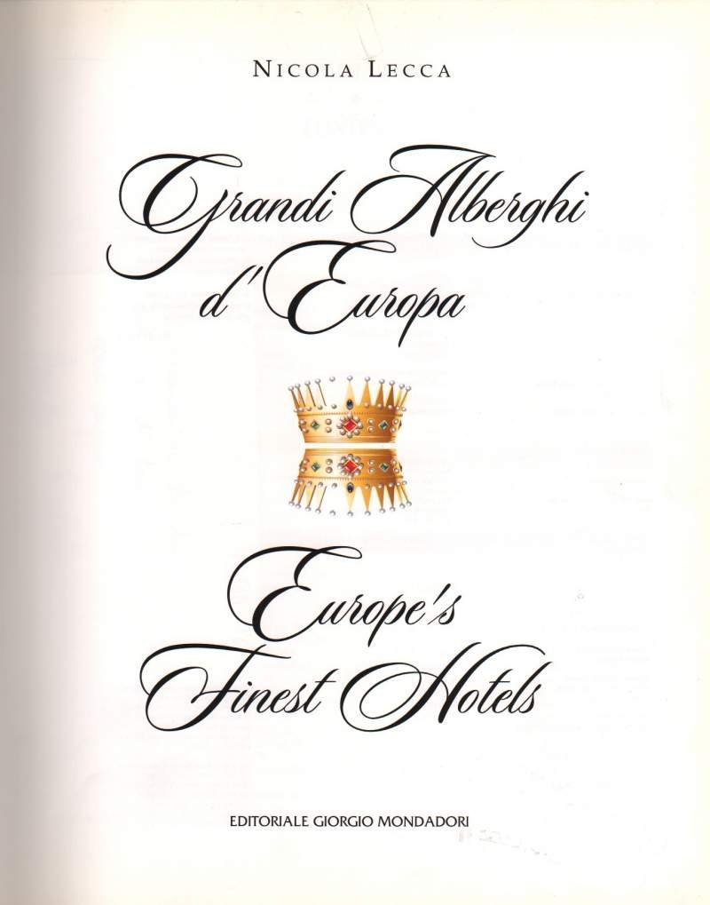 GRANDI ALBERGHI D'EUROPA (1996)