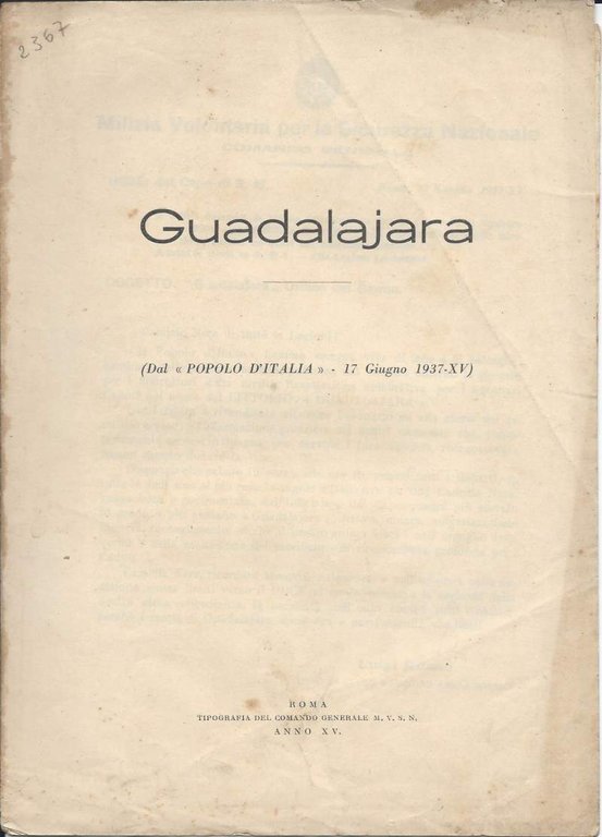 GUADALAJARA (1937)