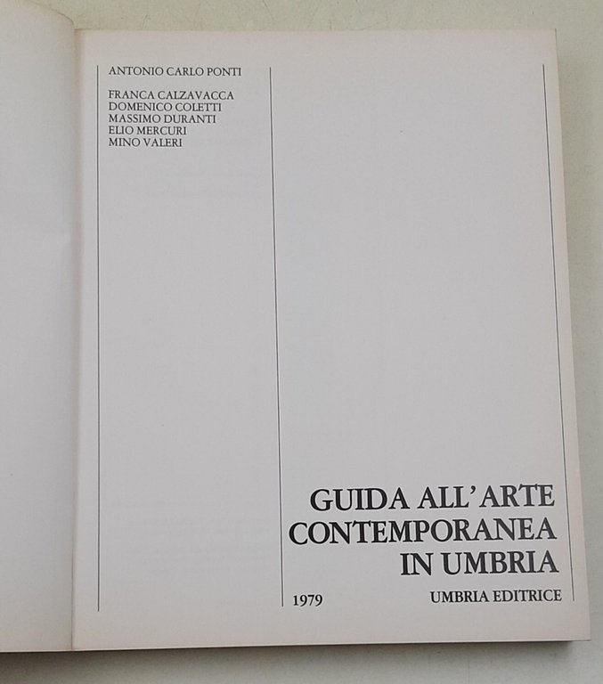 Guida all'Arte contemporanea in Umbria 1979 | Immagine Gallery 3