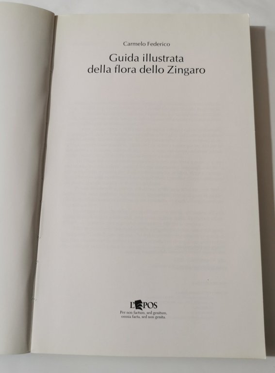 Guida illustrata della flora dello Zingaro