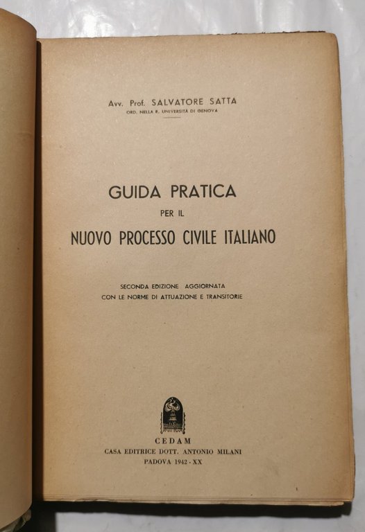 Guida pratica per il nuovo Processo Civile Italiano
