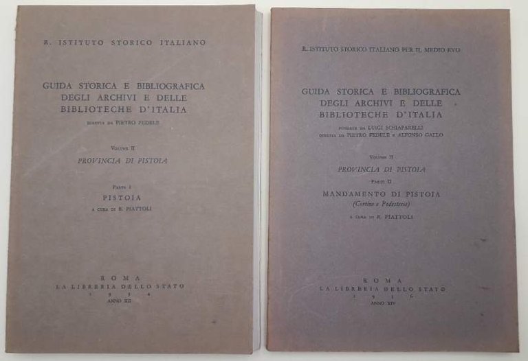 GUIDA STORICA E BIBLIOGRAFICA DEGLI ARCHIVI E DELLE BIBLIOTECHE D'ITALIA …