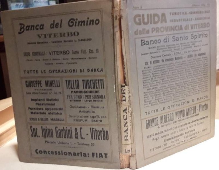 GUIDA TURISTICA-COMMERCIALE-INDUSTRIALE-AGRICOLA- DELLA PROVINCIA DI VITERBO( 19299