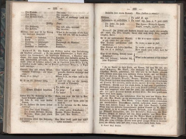 H.G.OLLENDORFF'S NEUE METHODE in sechs Monaten eine Spache lesen, schreiben …