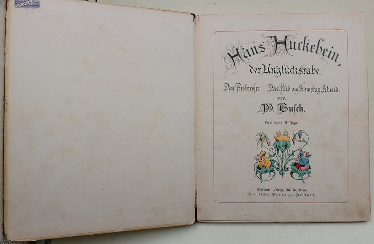 Hans Huckebein, der Unglucksrabe