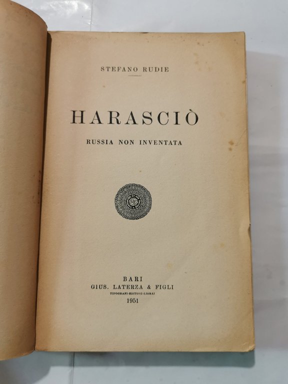 Harasciò - Russia non inventata