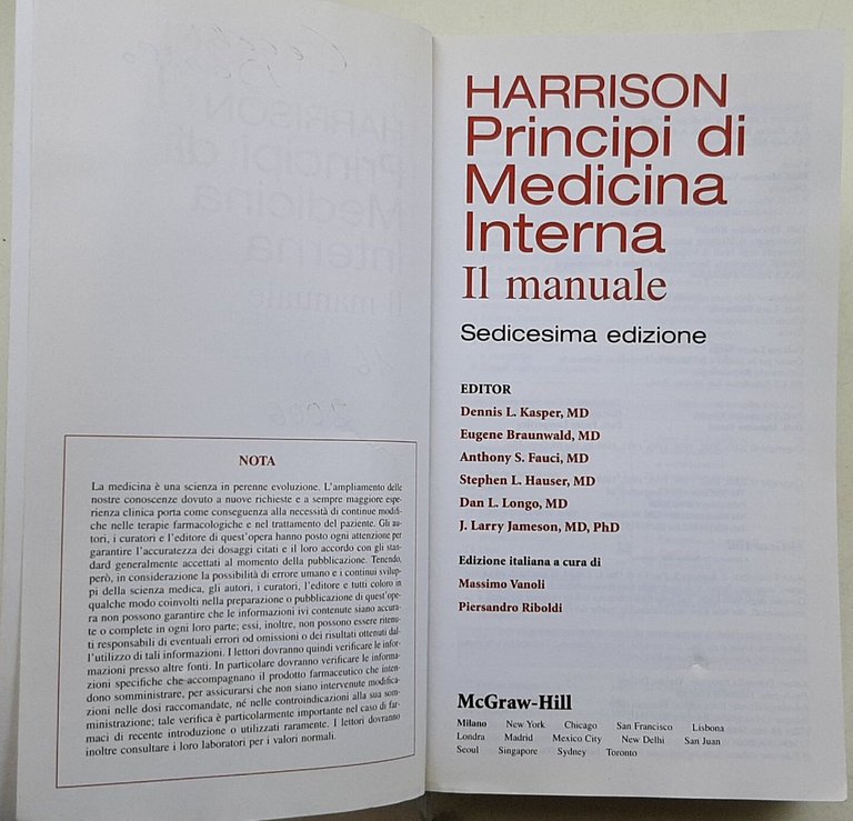 Harrison. Principi di medicina interna. Il manuale | Immagine Gallery 2