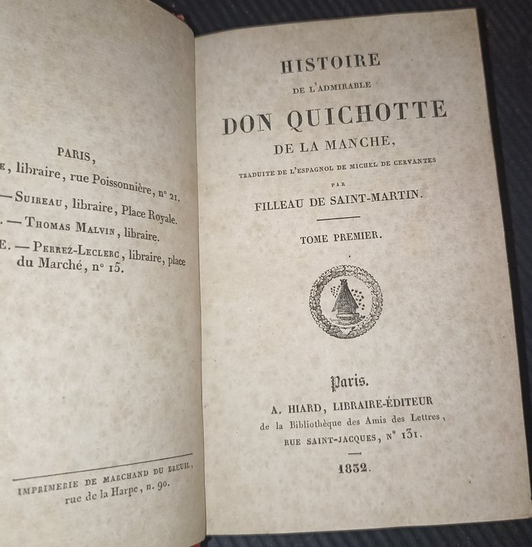 Histoire de l'admirable Don Quichotte de la Manche traduite de …