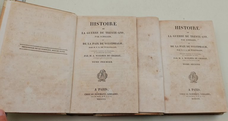 Histoire de la guerre de trente-ans par Schiller et de …