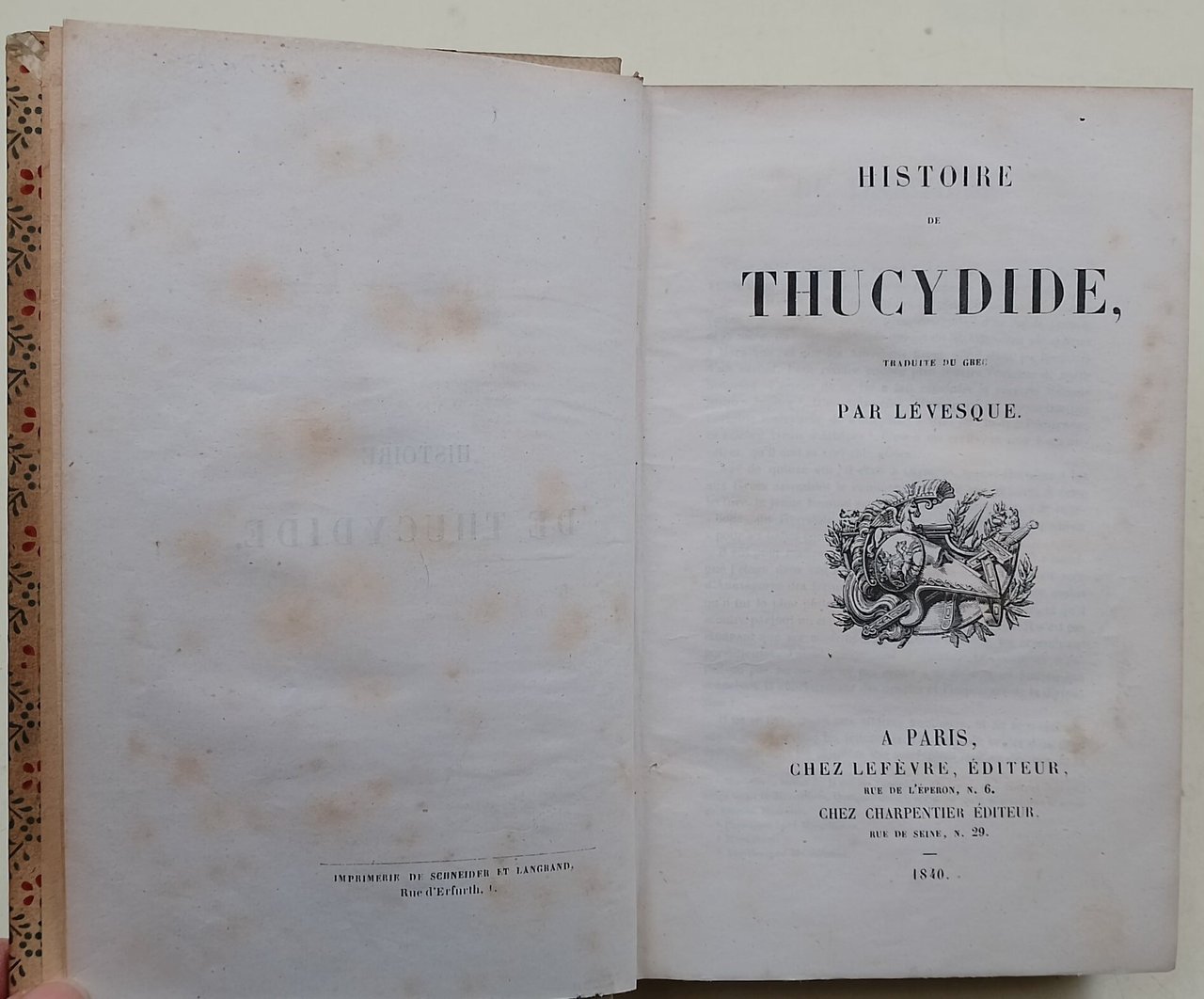 Histoire de Thucydide