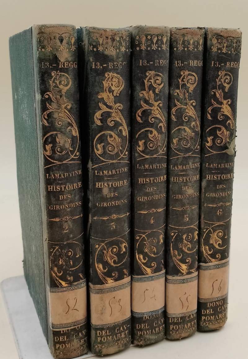HISTOIRE DES GIRONDINS- 5 VOLL.(1847)