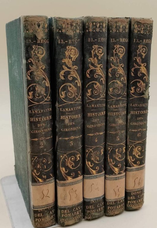 HISTOIRE DES GIRONDINS- 5 VOLL.(1847)