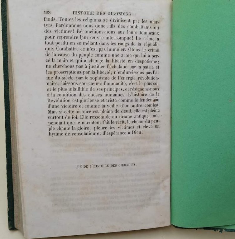 HISTOIRE DES GIRONDINS- 5 VOLL.(1847)