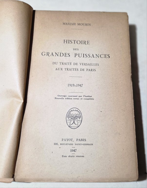 Histoire des Grandes Puissances 1919-1947 | Immagine Gallery 2