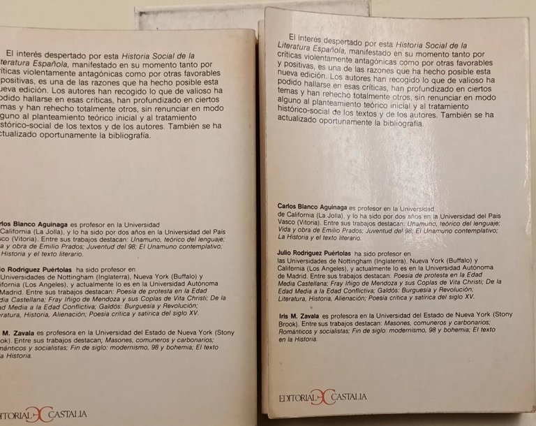 Historia social de la Literatura espanola-en lengua castellana , 2 …