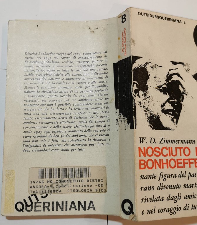 Ho conosciuto Dietrich Bonhoeffer