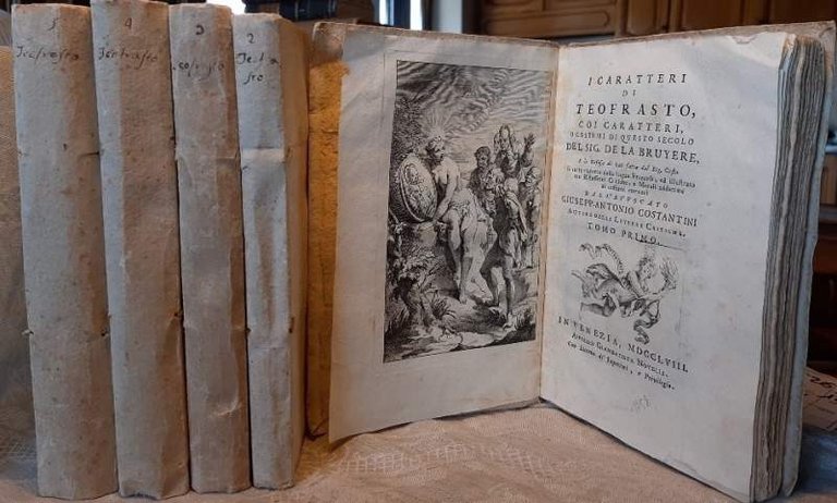 I CARATTERI DI TEOFRASTO COI CARATTERI, O COSTUMI DI QUESTO …