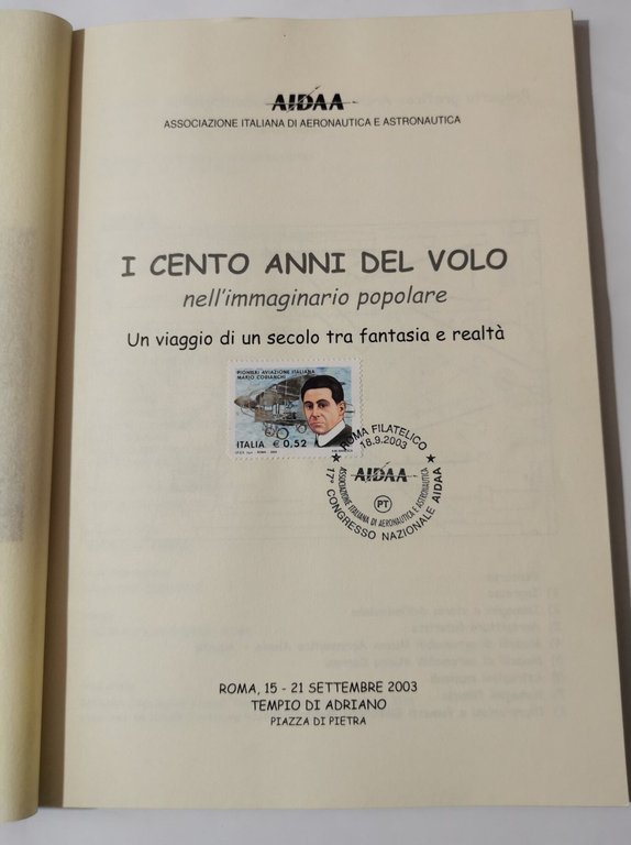 I cento anni del volo nell'immaginario popolare - un viaggio …