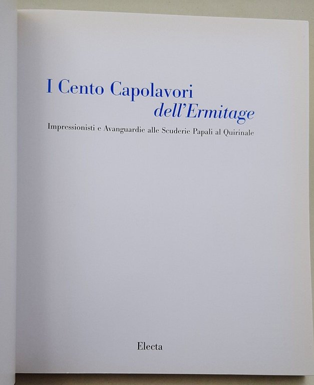 I Cento Capolavori dell'Ermitage - Impressionisti ed Avanguardie alle Scuderie … | Immagine Gallery 2