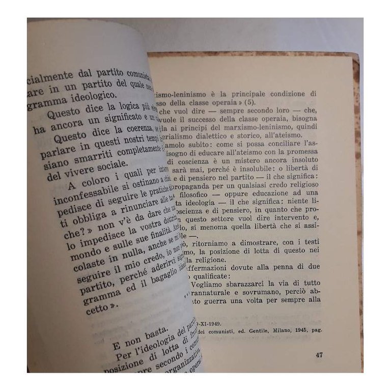 I CREDENTI E IL PARTITO COMUNISTA(EX ORE TUO...) (1957)