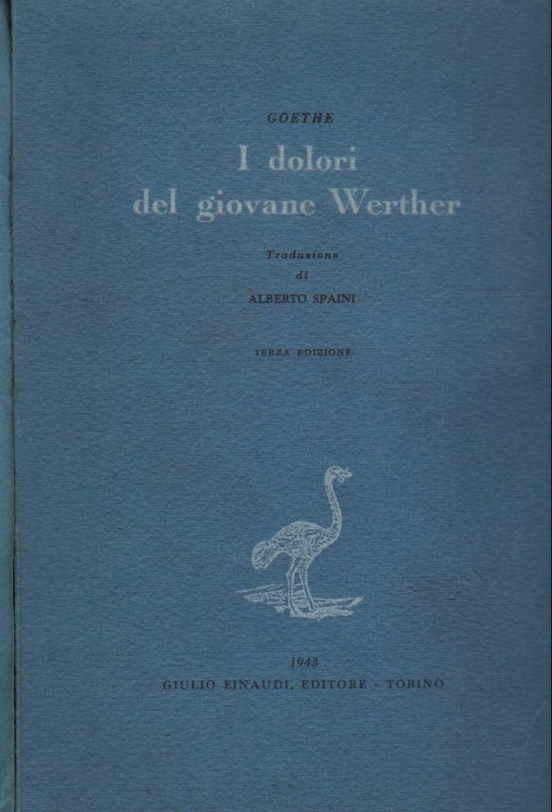 I DOLORI DEL GIOVANE WERTHER (1943) | Immagine principale