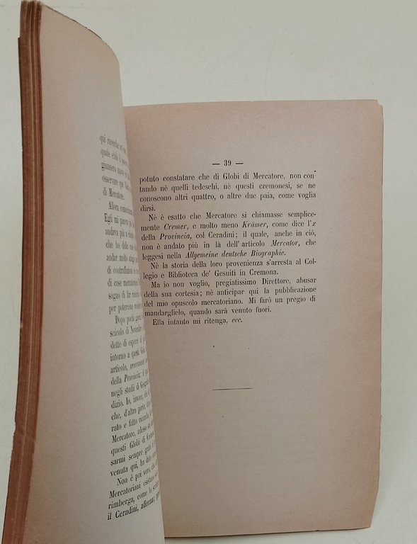 I due rarissimi globi di Mercatore nella Biblioteca Governativa di …