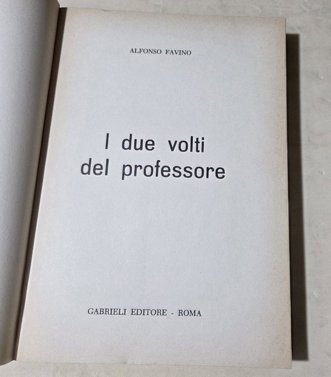 I due volti del professore