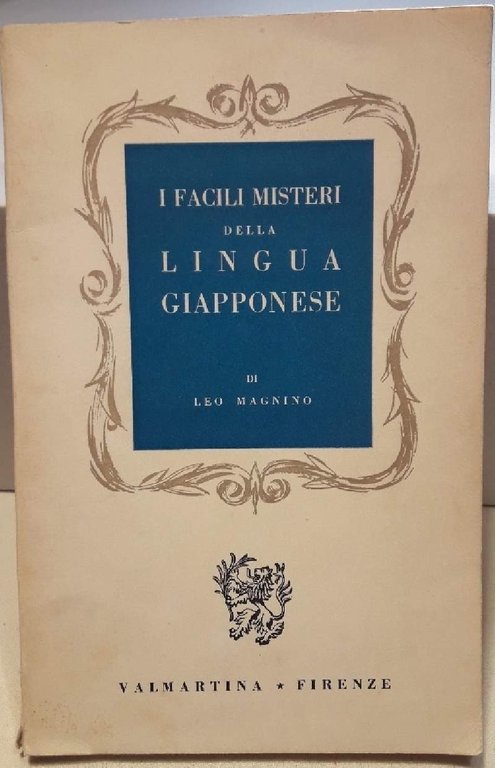 I FACILI MISTERI DELLA LINGUA GIAPPONESE(1963)