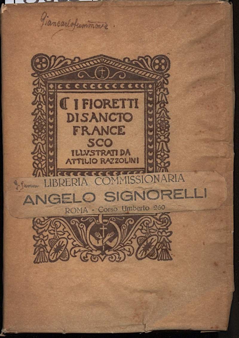 I FIORETTI DI SANCTO FRANCESCO | Immagine principale