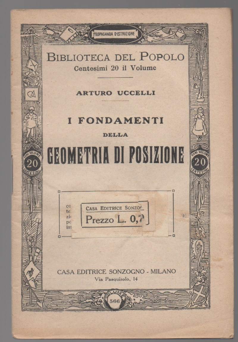 I FONDAMENTI DELLA GEOMETRIA DI POSIZIONE (s.d.)