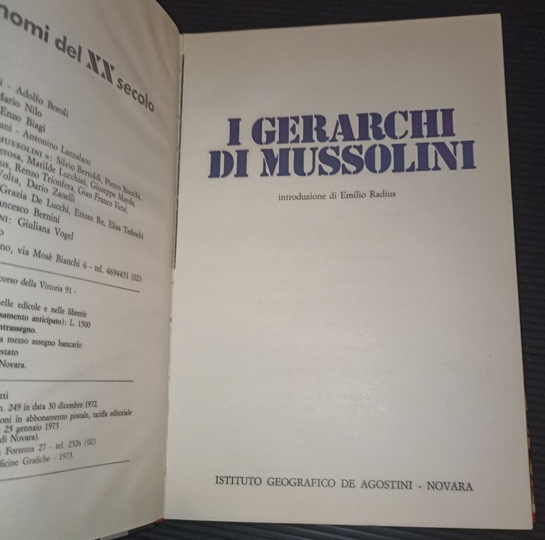 I gerarchi di Mussolini