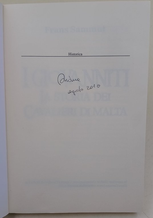 I Giovanniti - la storia dei Cavalieri di Malta