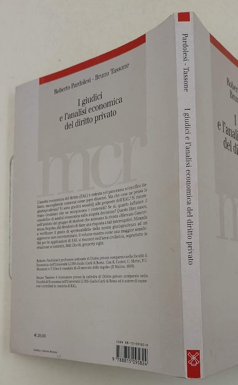 I GIUDICI E L'ANALISI ECONOMICA DEL DIRITTO PRIVATO(2003)