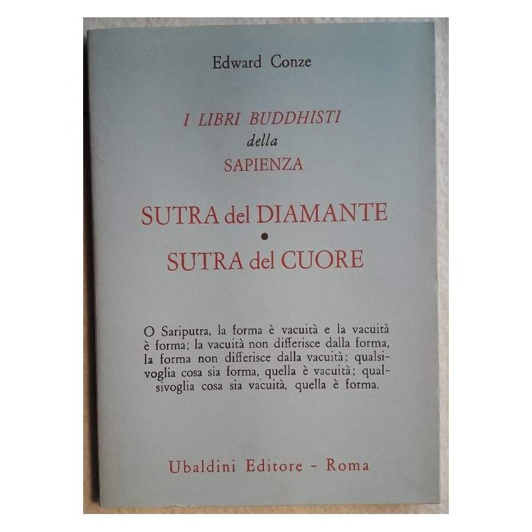 I LIBRI BUDDISTI DELLA SAPIENZA(1976)
